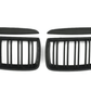 Black Front Kidney Grilles M3-look for BMW 3 Series E90 E91 (2006 to 2012)
