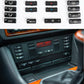 Set of 16 climate control buttons for BMW 5 Series M5 E39 (1996 to 2003)