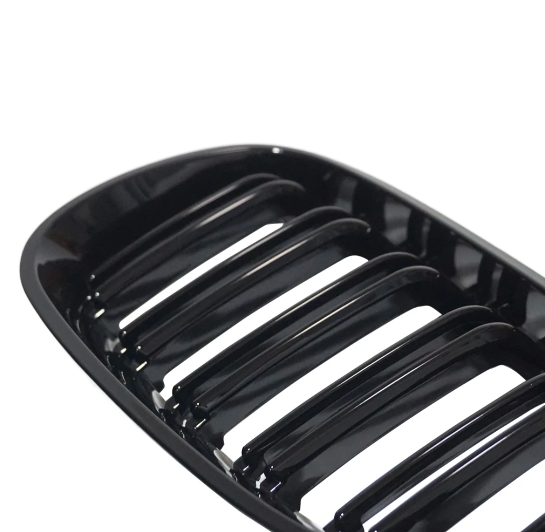 Black front kidney grilles M5 Competition-look for BMW 5 Series E60 (2003 to 2010) BMW Euro Premium Parts