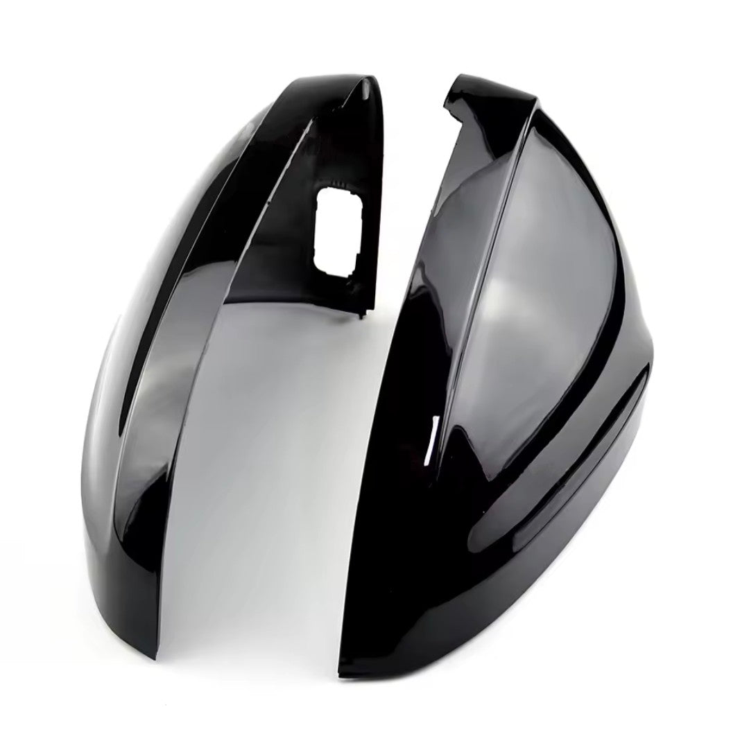 Glossy black mirror caps for Audi A5 B9 (2017 to 2024)