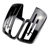 Glossy black mirror caps for Mercedes E-Class W212 (2010 to 2015) Mercedes-Benz Euro Premium Parts