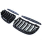 Black Front Kidney Grilles M3-look for BMW 3 Series E90 E91 (2006 to 2012)