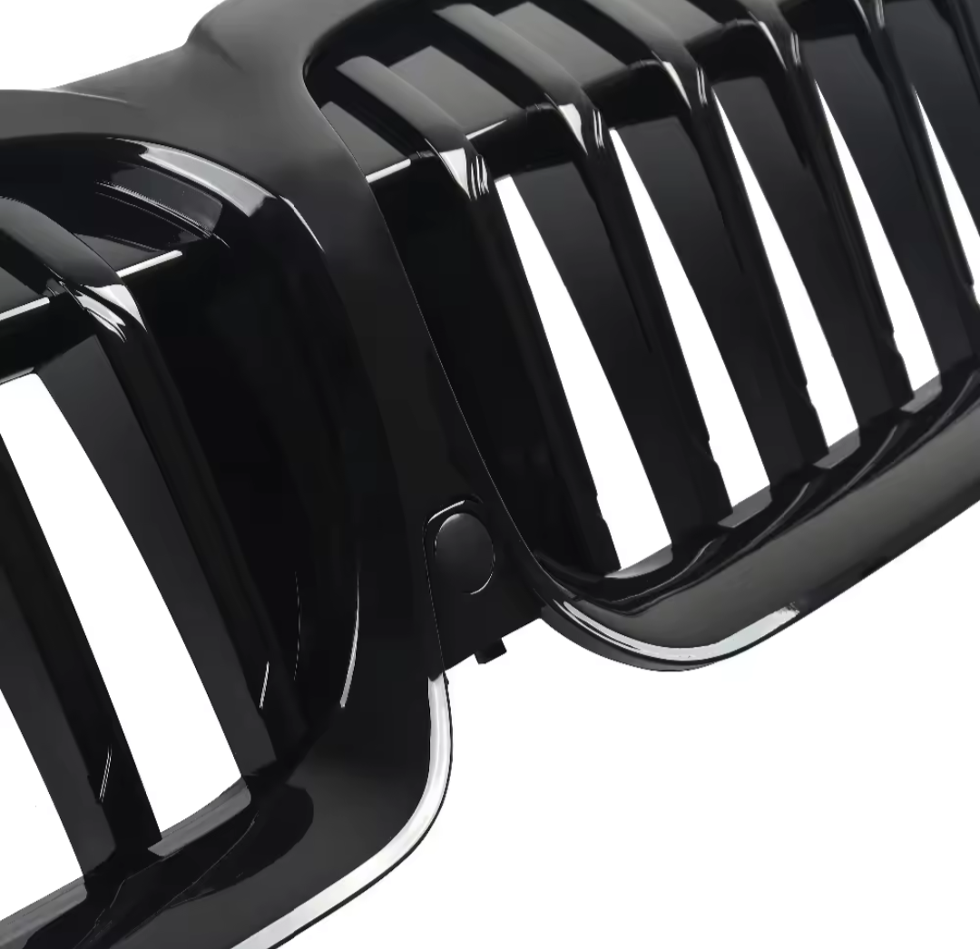 Black front kidney grilles M3 Competition-look for BMW 3 Series G20 (2019 to 2022) BMW Euro Premium Parts