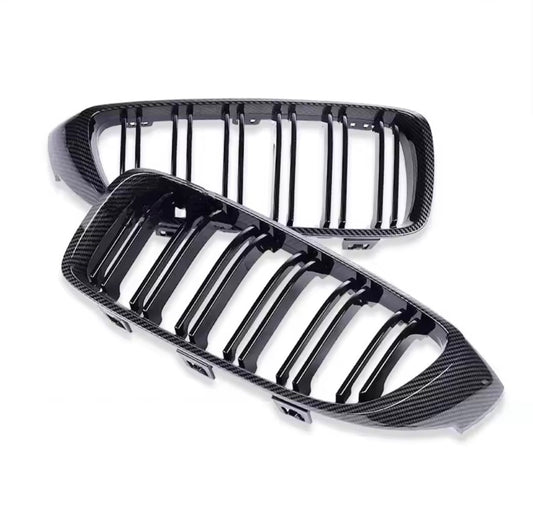 Carbon look kidney grilles for BMW 4 Series F32 (2013 to 2020)