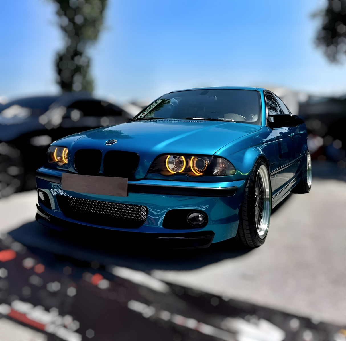 LED Angel Eyes Kit Headlights for BMW 3 Series E46 - '98 to '06 BMW Euro Premium Parts