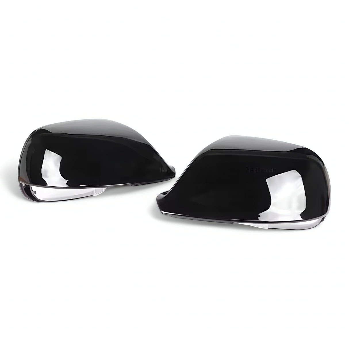 Glossy black mirror caps for Audi Q7 (2010 to 2015) Audi Euro Premium Parts