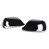 Glossy black mirror caps for Audi Q7 (2010 to 2015) Audi Euro Premium Parts