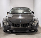 Black Front Grilles for BMW 6 Series E63 E64 (2003 to 2010) BMW Euro Premium Parts Single slat