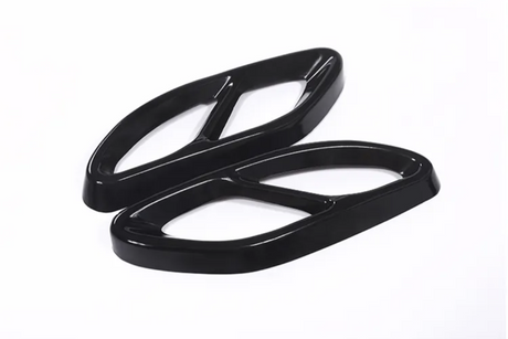 Performance black exhaust tips for Mercedes-Benz GLC W253 - 2015 to 2019 Mercedes-Benz Euro Premium Parts