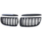 Black Front Kidney Grilles M3-look for BMW 3 Series E90 E91 (2006 to 2012)