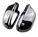 Glossy black mirror caps for Audi A4 B8 and B8.5 (2007 to 2016) Audi Euro Premium Parts