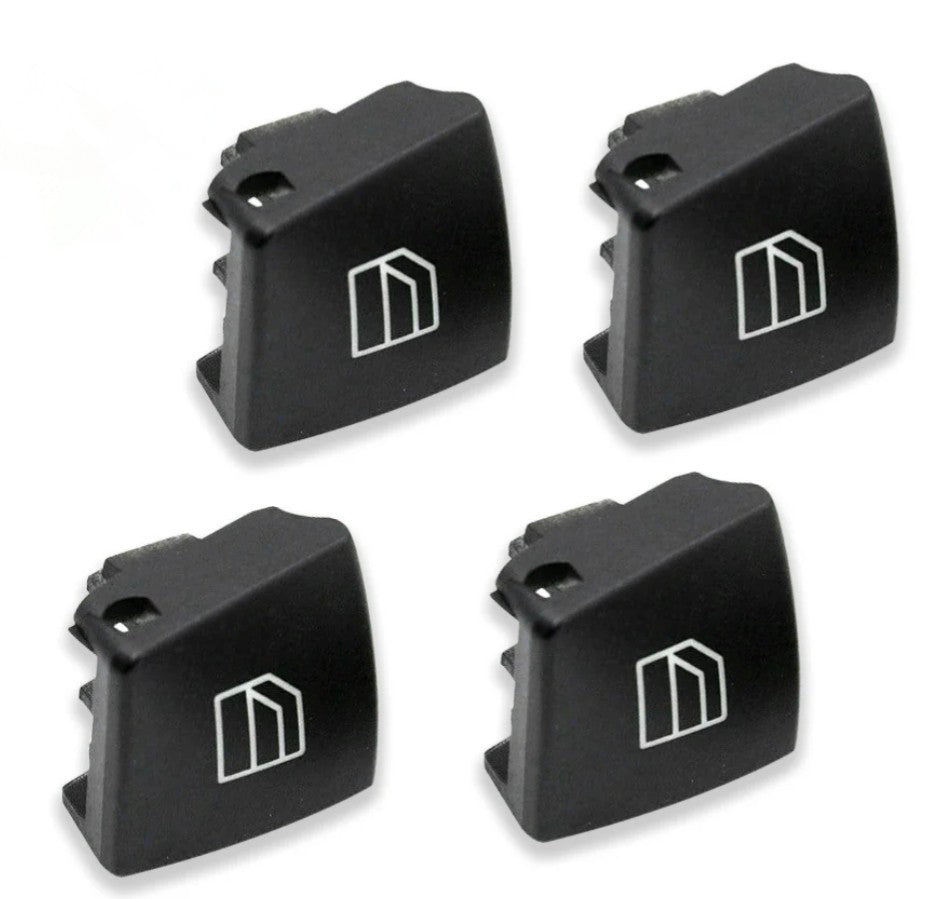 Set of 4 window switch buttons for Mercedes E-Class W212 (2009 - 2016)