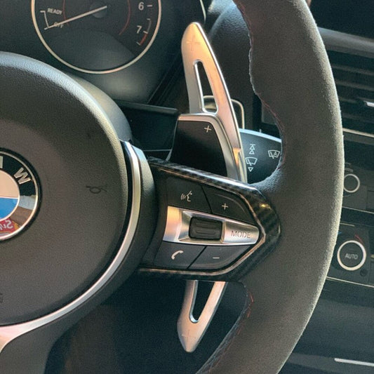 Aluminum paddle shifter extensions for BMW F chassis (2012 to 2020)