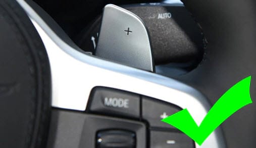 Performance steering wheel paddle shifters for BMW G-chassis (from 2015)