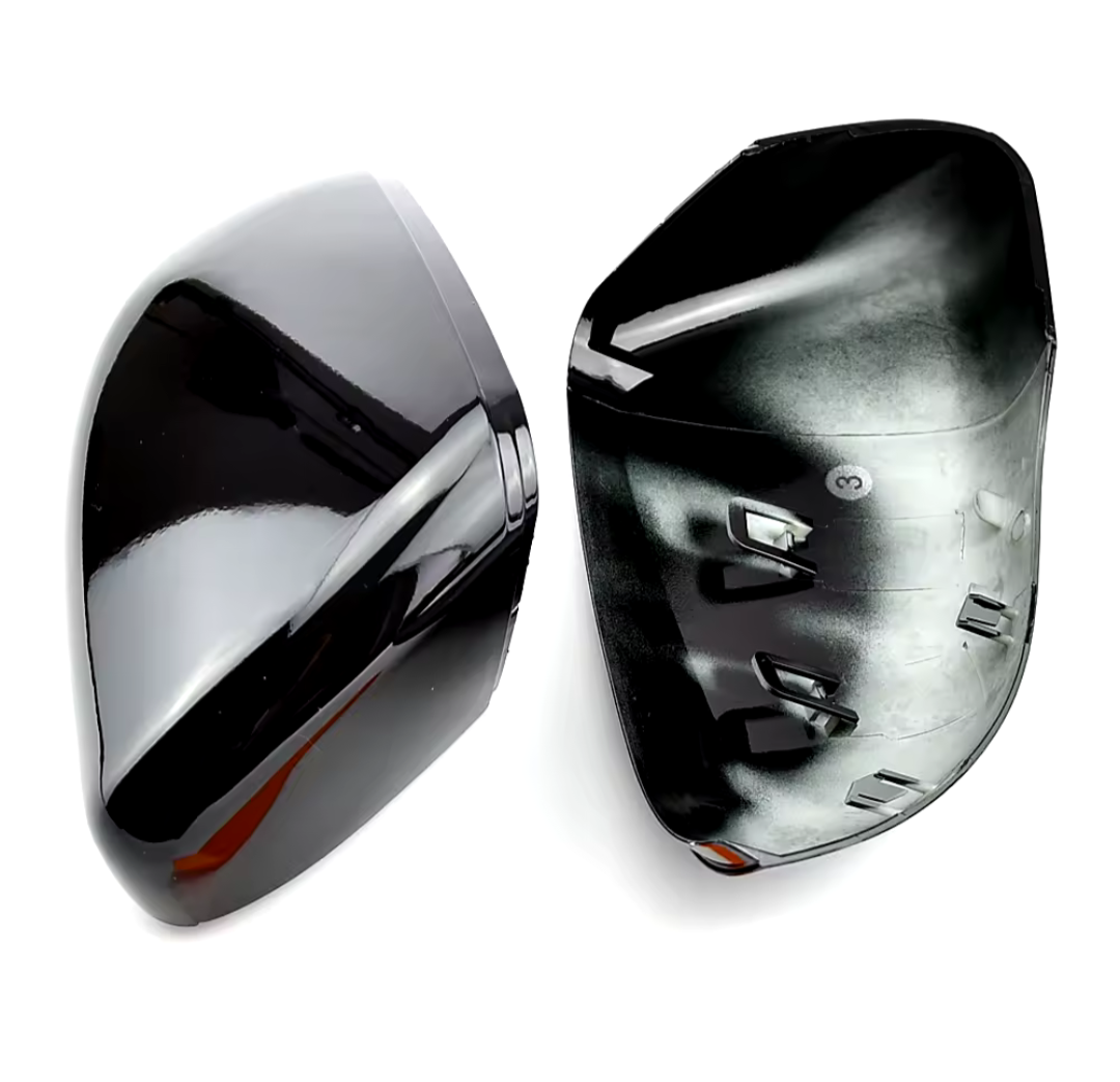 Black Performance Mirror Caps For VW Golf Mk6 (2018-2014) Euro Premium Parts